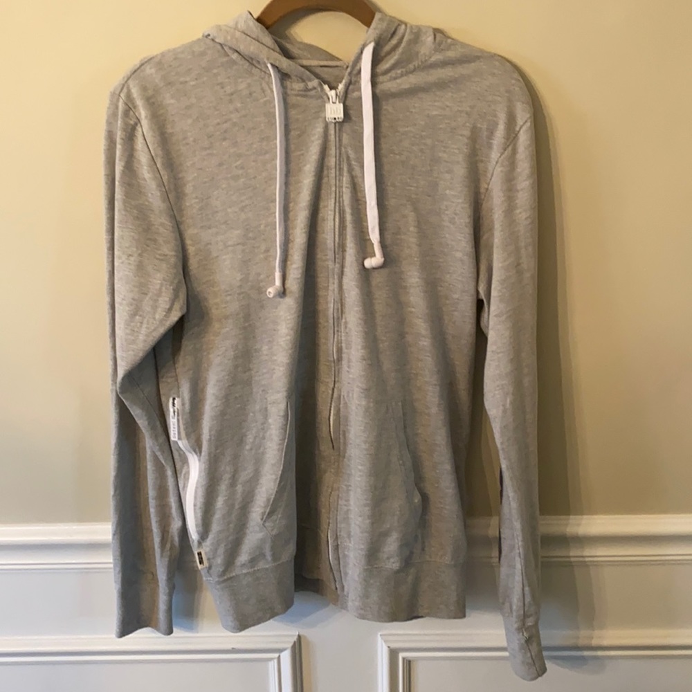 Lollapalooza grey zip up hoodie buddie sweatshirt Medium